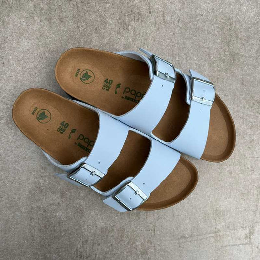 BIRKENSTOCK Arizona Baby Blue Vegan Platform Birko Flor - Papillio by Birkenstock