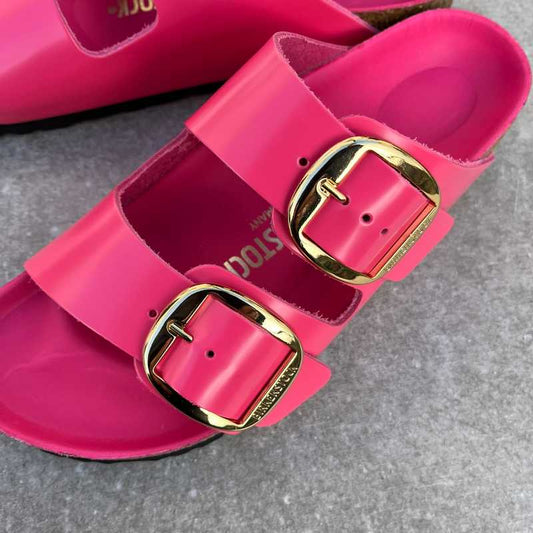 BIRKENSTOCK Arizona Big Buckle High Shine Fuchsia Tulip