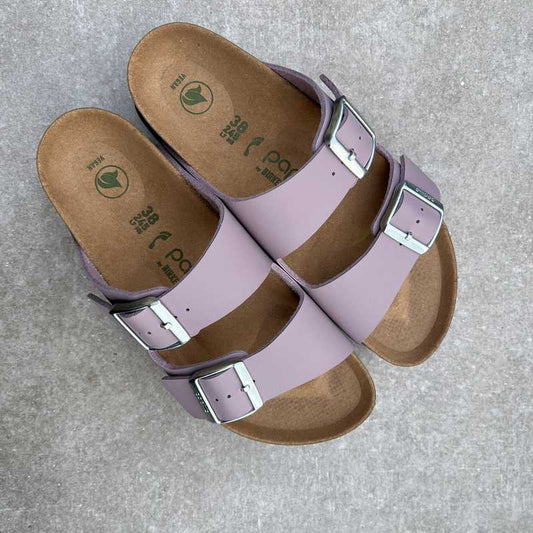 BIRKENSTOCK Arizona Faded Purple Vegan Platform Birko Flor - Papillio by Birkenstock
