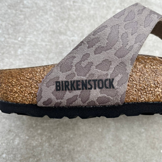 BIRKENSTOCK Gizeh Leo Gray Taupe Synthetics