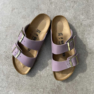 BIRKENSTOCK Arizona. Graceful Faded Purple Birko-Flor lilac