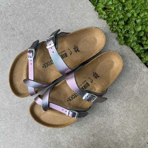 BIRKENSTOCK Mayari Saffiano Iridescent Viola
