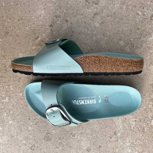 BIRKENSTOCK Madrid Big Buckle High Shine Surf Green