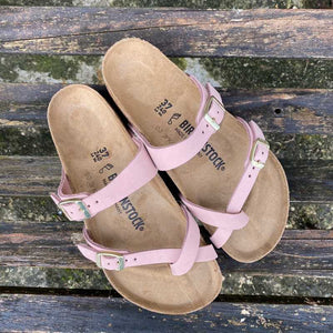 BIRKENSTOCK Mayari Soft Pink Nubuck Leather