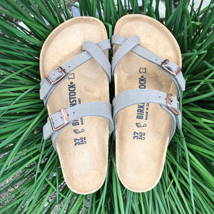 BIRKENSTOCK Mayari Stone Birko-flor top view