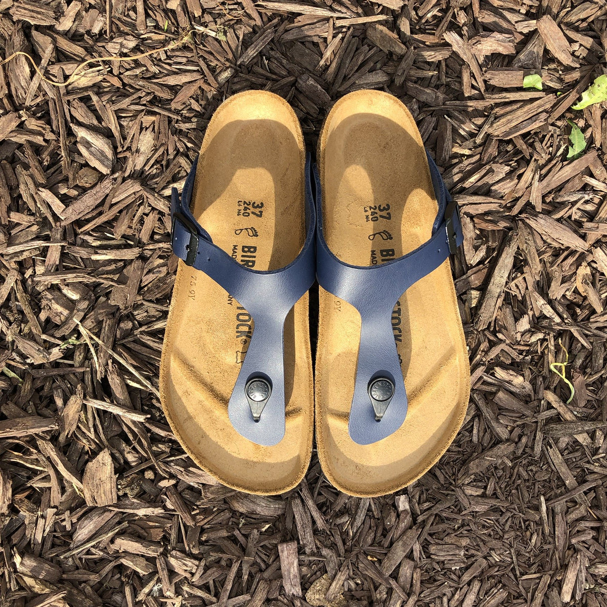 BIRKENSTOCK Gizeh Blue Birko flor