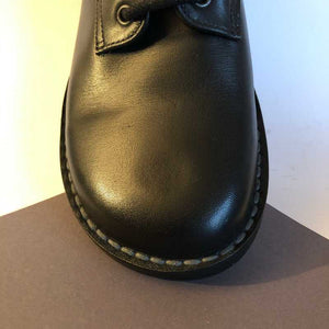 Handmade Leather Ankle Boots - Black