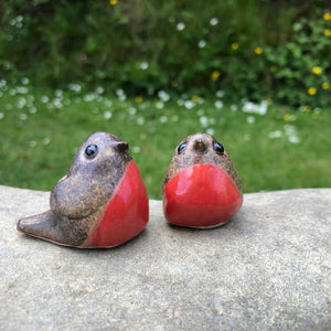 Ceramic Robins by Anne Hayes - Craft Shop Bantry