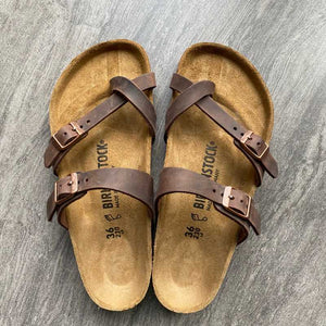BIRKENSTOCK Mayari Habana Oiled Leather Top view