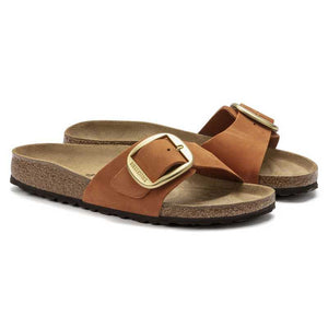 BIRKENSTOCK Madrid Big Buckle Pecan Nubuck Leather