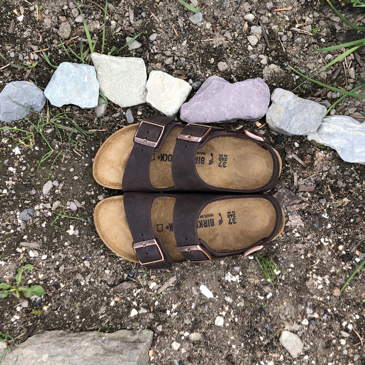 Birkenstock milano oiled sales leather