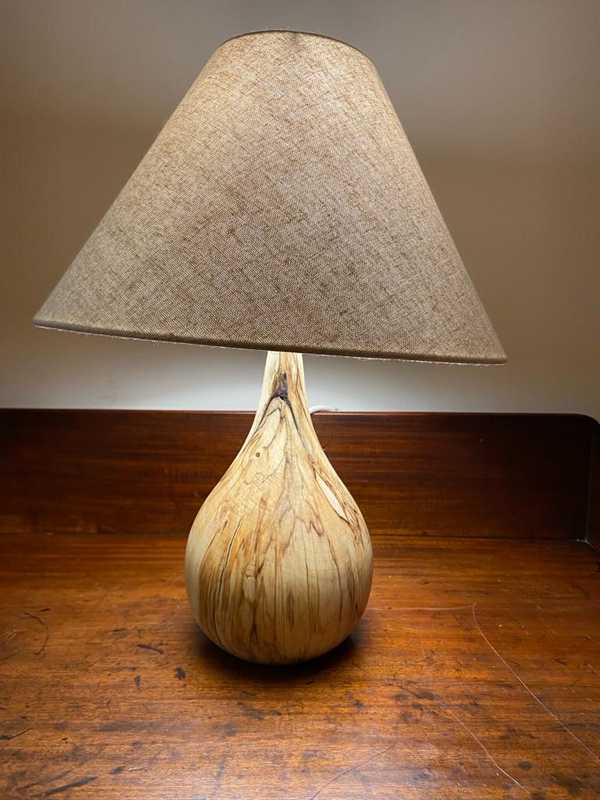 Spalted Maple Lamp 3