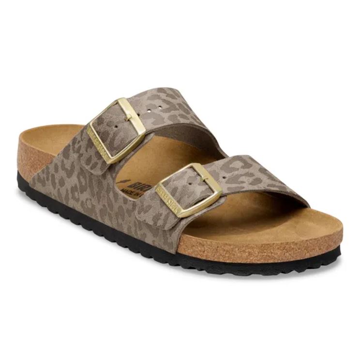 BIRKENSTOCK Arizona. Leo Gray Taupe Synthetic