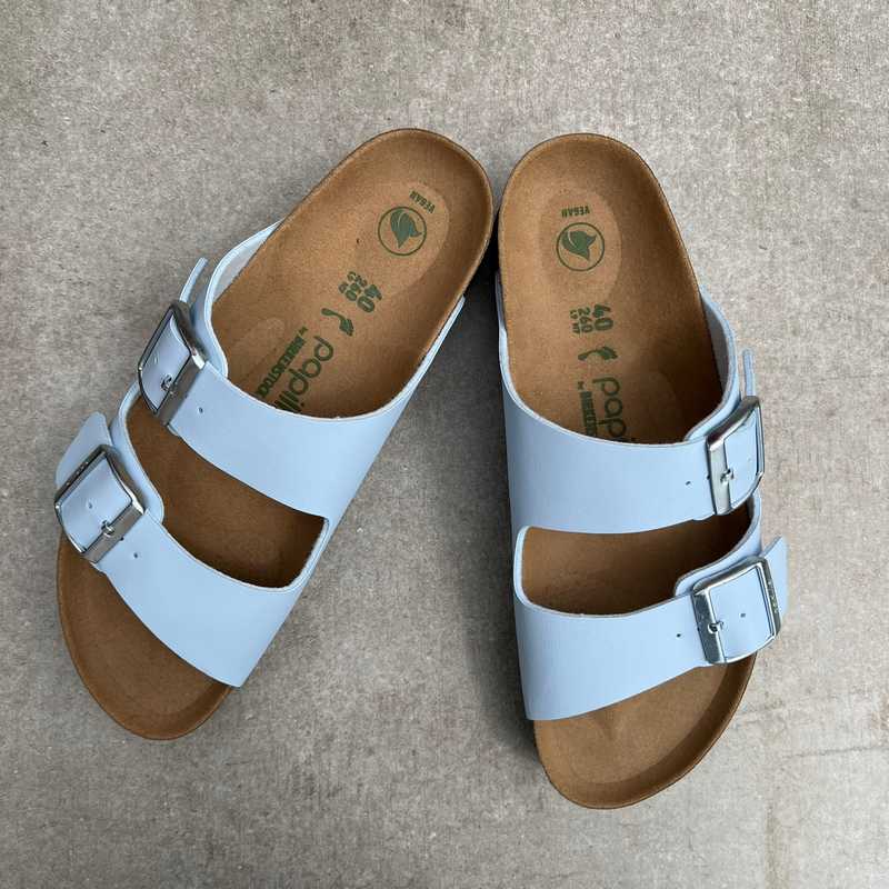 BIRKENSTOCK Arizona Baby Blue Vegan Platform Birko Flor - Papillio by Birkenstock Ireland