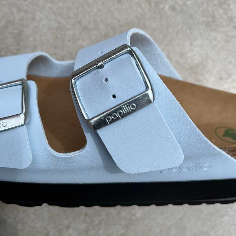 BIRKENSTOCK Arizona Baby Blue Vegan Platform Birko Flor - Papillio by Birkenstock Ireland