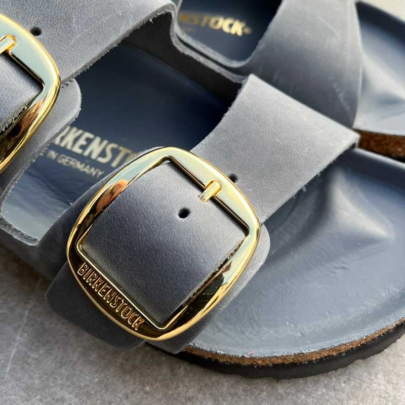 BIRKENSTOCK Arizona Big Buckle Basalt Grey Oiled Leather