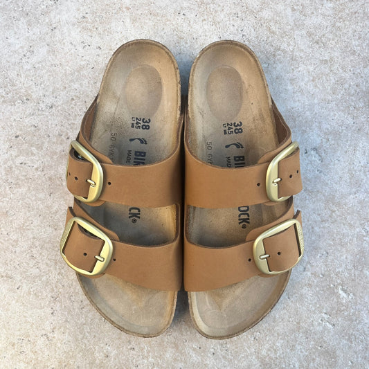 BIRKENSTOCK Arizona Big Buckle Mink Nubuck Leather