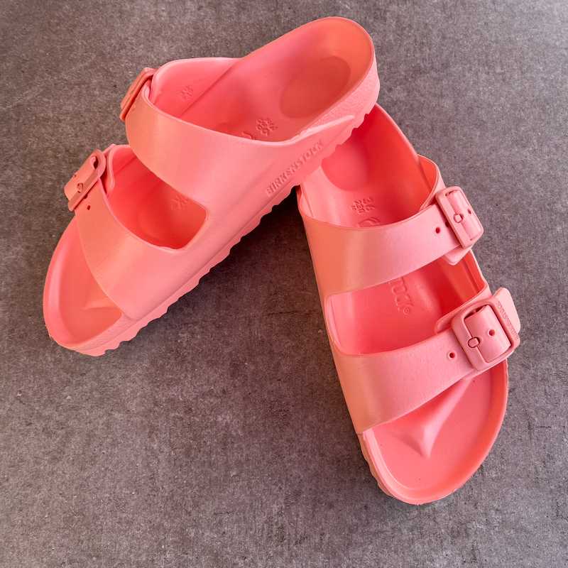 Waterproof Arizona Coral Peach EVA Birkenstock for the water and
