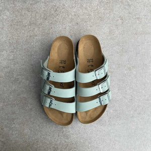 BIRKENSTOCK Florida Pure Sage Papillio Platform Birko-Flor three strap