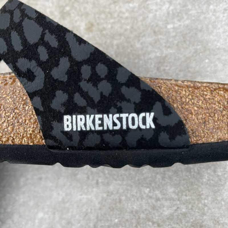 BIRKENSTOCK Gizeh Leo Black Synthetics