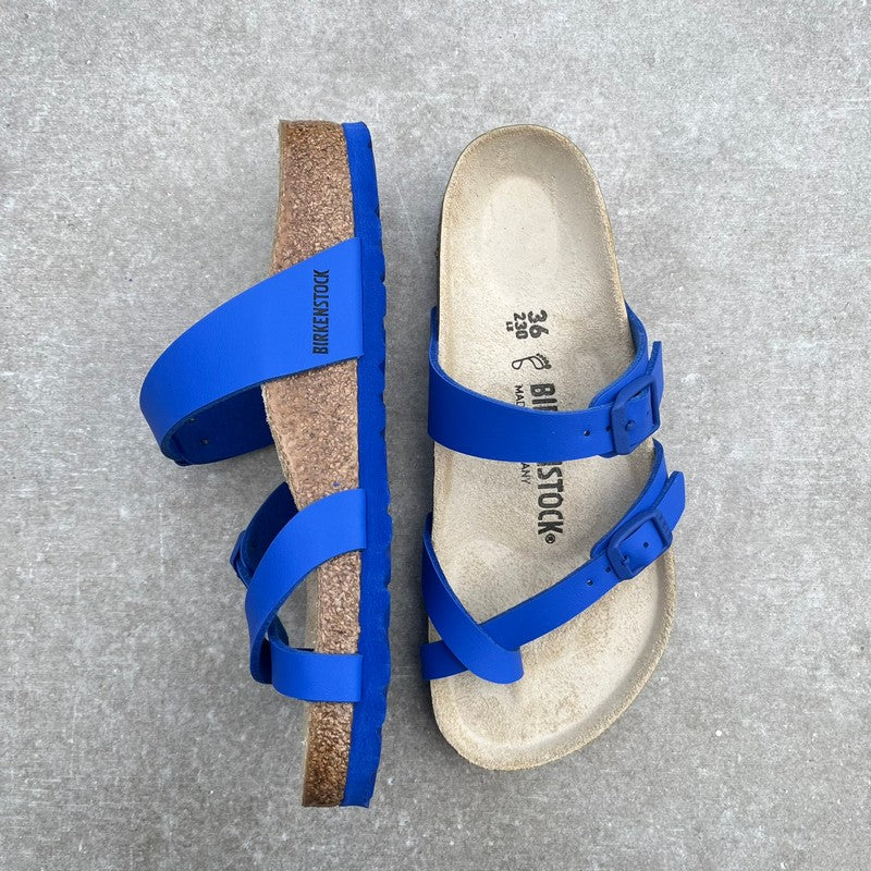 birkenstock mayari dress blue Mayari Graceful Midnight Blue Birko-Flor ValU Shoe