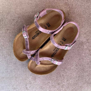 BIRKENSTOCK Taormina Lavender Blush Oiled Leather ankle strap Purple Ireland