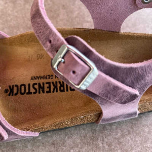 BIRKENSTOCK Taormina Lavender Blush Oiled Leather ankle strap Purple Ireland