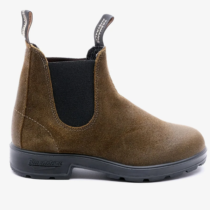 Blundstone 1615 Dark Olive Rub Suede - Originals Series