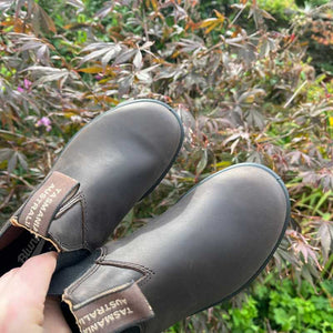 Pair of brown leather Blundstone boots from Austraila