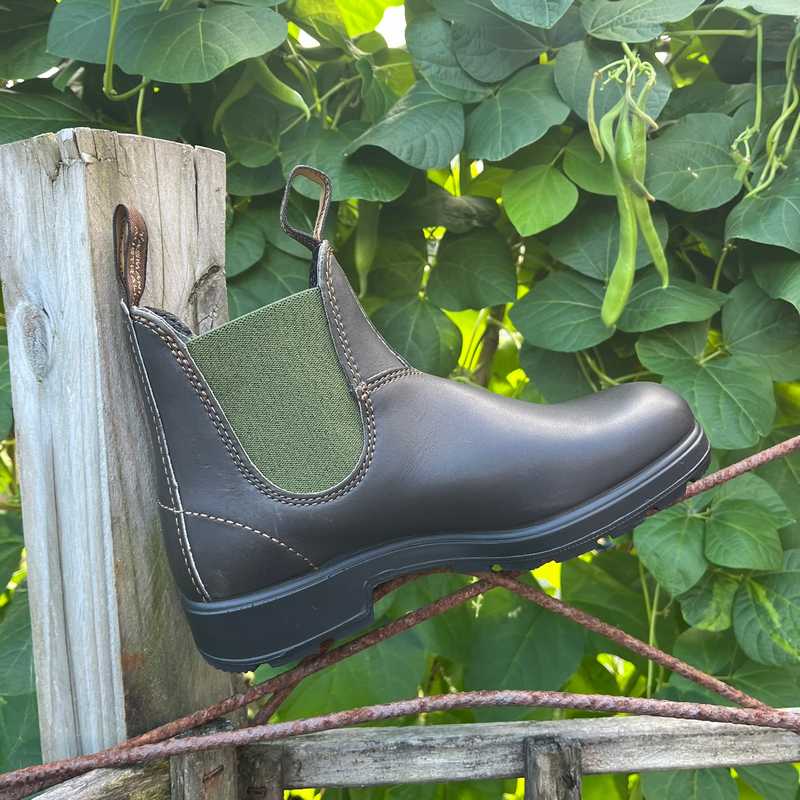 Blundstone 519 Brown and Olive - Originals Series Green insert