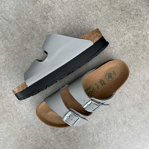 BIRKENSTOCK Arizona Stone Coin Platform Birko Flor - Papillio by Birkenstock outfit