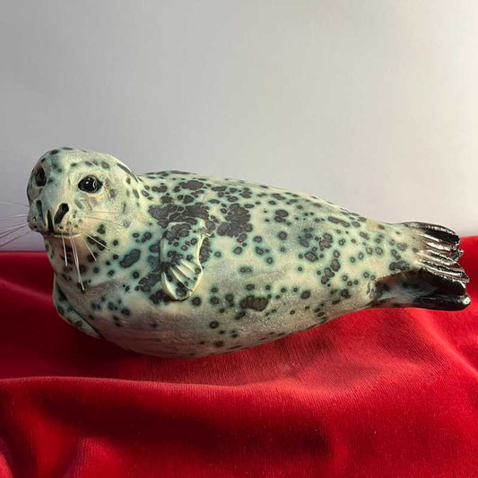 Ceramic Seals Speckled no.3 by Joanne Robey