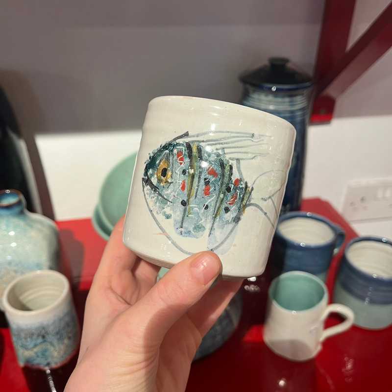 Ugly Fish Mug by Geoffrey Healy