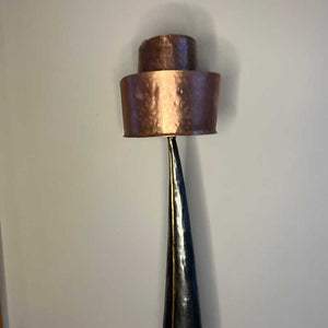 Copper Table Lamp with Spiral Shade by Paddy McCormack