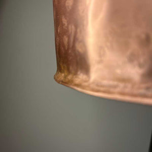 Copper Table Lamp with Spiral Shade by Paddy McCormack