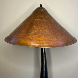 Copper Table Lamp with Coolie Shade by Paddy McCormack