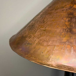 Copper Table Lamp with Coolie Shade by Paddy McCormack