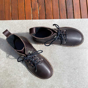 BIRKENSTOCK Bryson Roast Brown Leather Boots