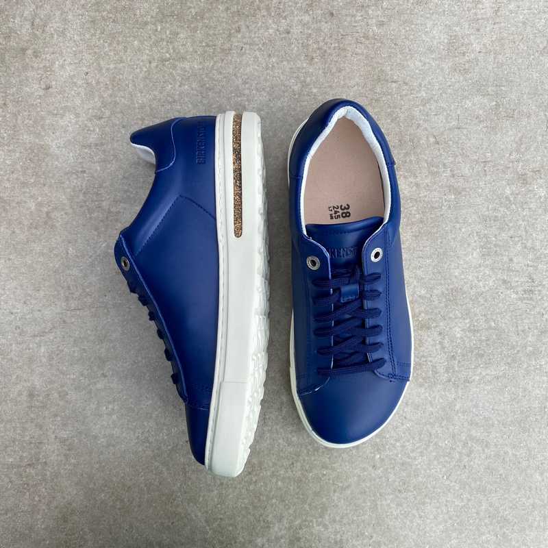 BIRKENSTOCK Bend Low Indigo Blue Leather White sole