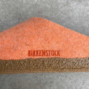 Birkenstock Zermatt Shearling Papaya Wool Felt peach 