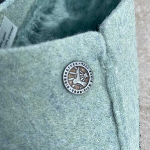 Birkenstock Zermatt Shearling Matcha Wool Felt slipper