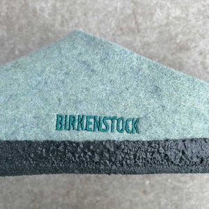 Birkenstock Zermatt Shearling Matcha Wool Felt logo
