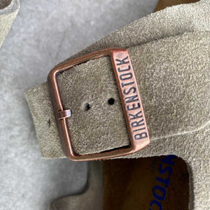 BIRKENSTOCK Arizona Taupe Suede Leather Soft Footbed popular