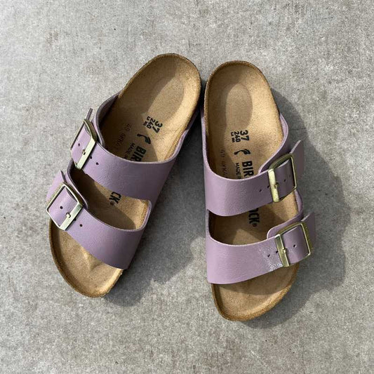 BIRKENSTOCK Arizona. Graceful Faded Purple Birko-Flor lilac