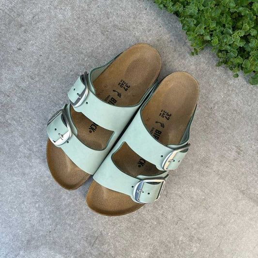 BIRKENSTOCK Arizona Big Buckle Pure Sage Nubuck Leather Ireland