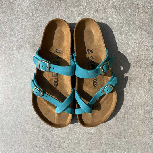 BIRKENSTOCK Mayari Biscay Bay Oiled Leather blue