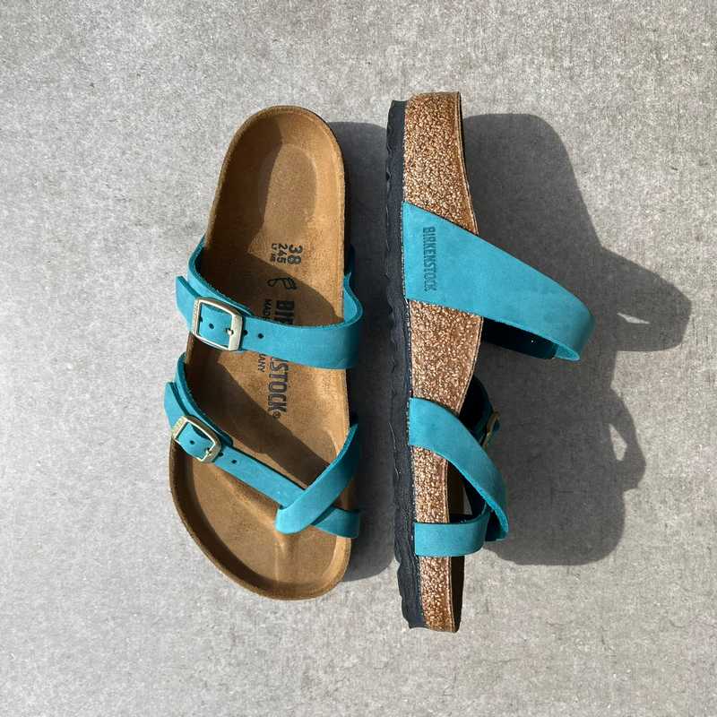 BIRKENSTOCK Mayari Biscay Bay Oiled Leather with Denim
