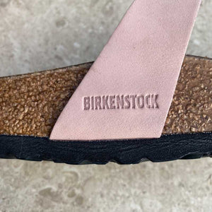 BIRKENSTOCK Mayari Soft Pink Nubuck Leather toe loop