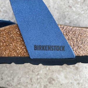 BIRKENSTOCK Mayari Elemental Blue Vegan Birkibuc jeans sandal
