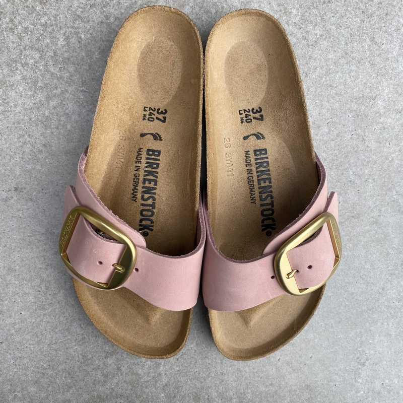 Vegan Birkenstock Madrid Rose Birkenstock Madrid Icy Metallic Old Rose